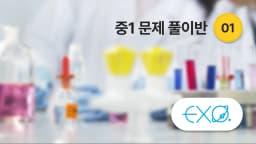 엑소쌤 중1 과학 문제 풀이반