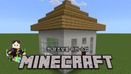 마인크래프트 왕초보를 위한 5:1 수업, WASD도 모르는 분들 들어오세요
